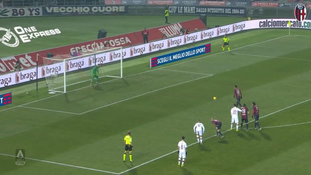 Bologna home win over AC Milan